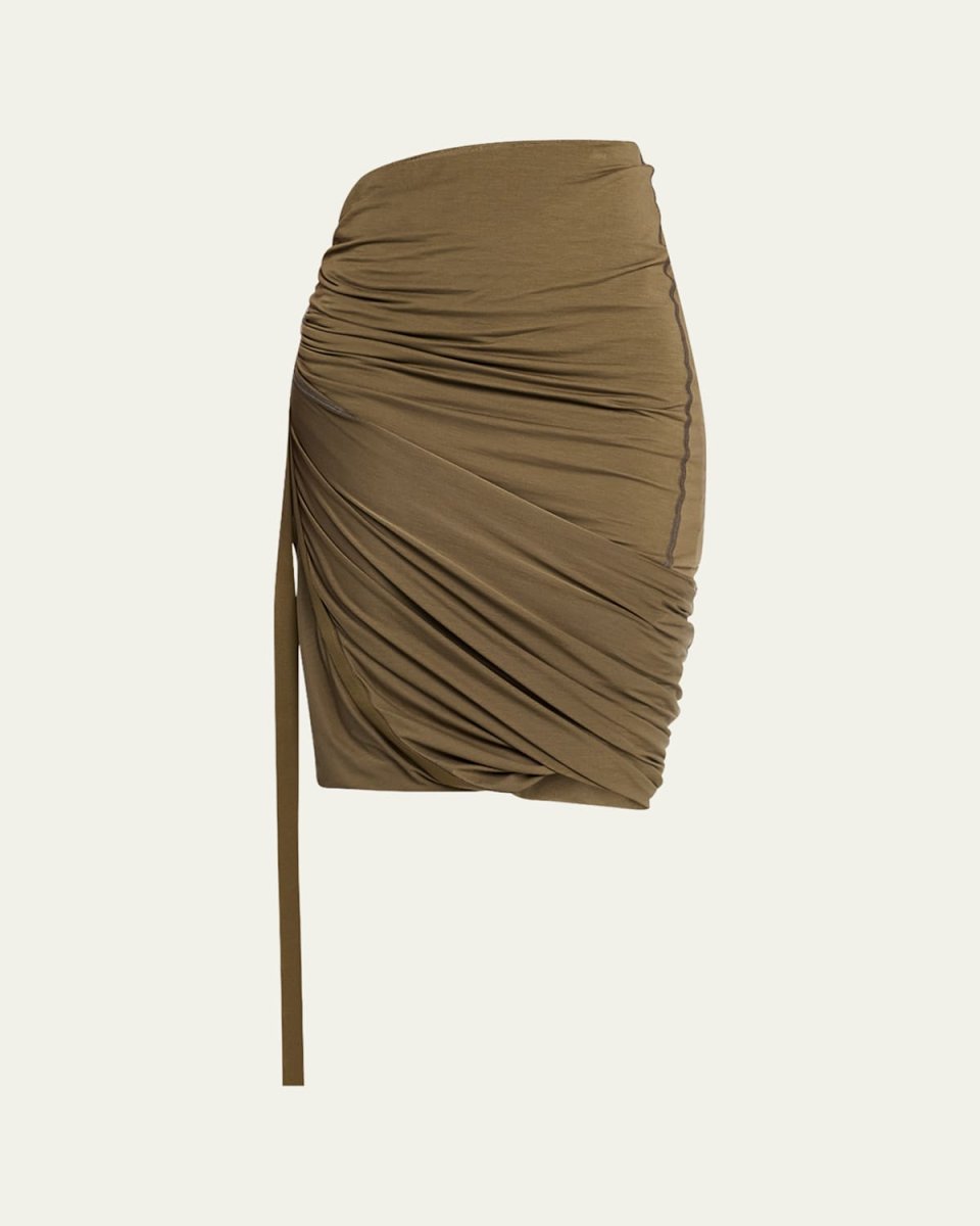 Ruched Soft Cloud Skirt